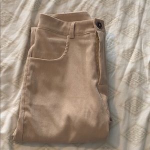 Straight leg khaki Corduroy pants